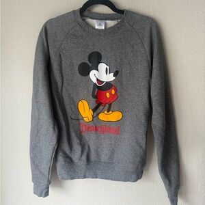 Disneyland Mickey Mouse Grey Sweatshirt Crewneck